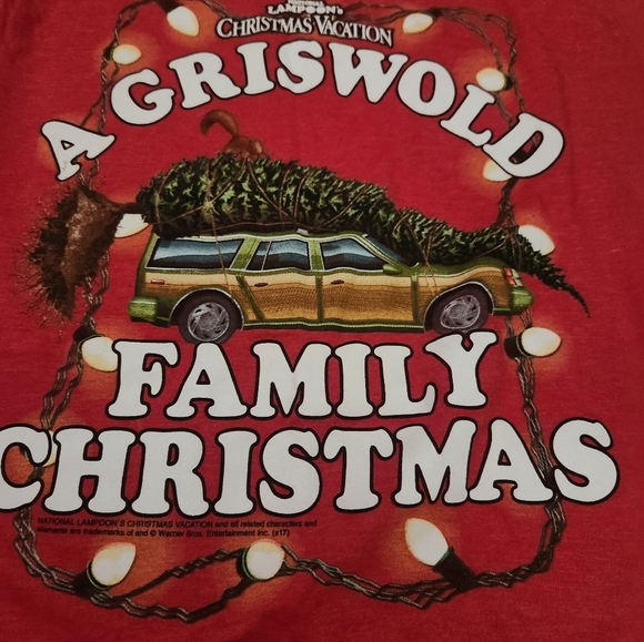 Red Griswold Family Christmas T-Shirt - Picture 3 of 3